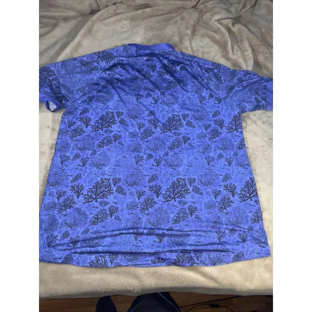 Waggle Golf Men’s 2xl Golf Polo Tree Print - Picture 6 of 6